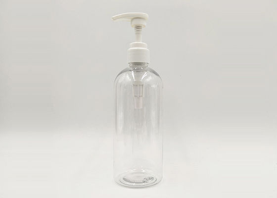 500ml Transparent Boston Custom Cosmetic Bottles