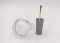 Empty Glass Armor Water Nail Polish Bottle Pumpkin Design With Brush Cap