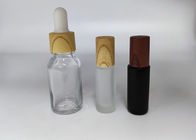 Frosted Matte Pink Purple Black Roll On Glass Bottle 10ml With Bamboo Cap