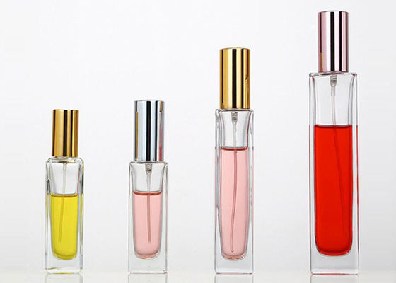 Transparent Screwing Neck Fragrance Perfume Bottle , Empty Perfume Bottle 50ml Compact